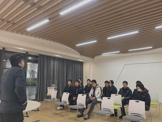 Members attending the industrial AI talk